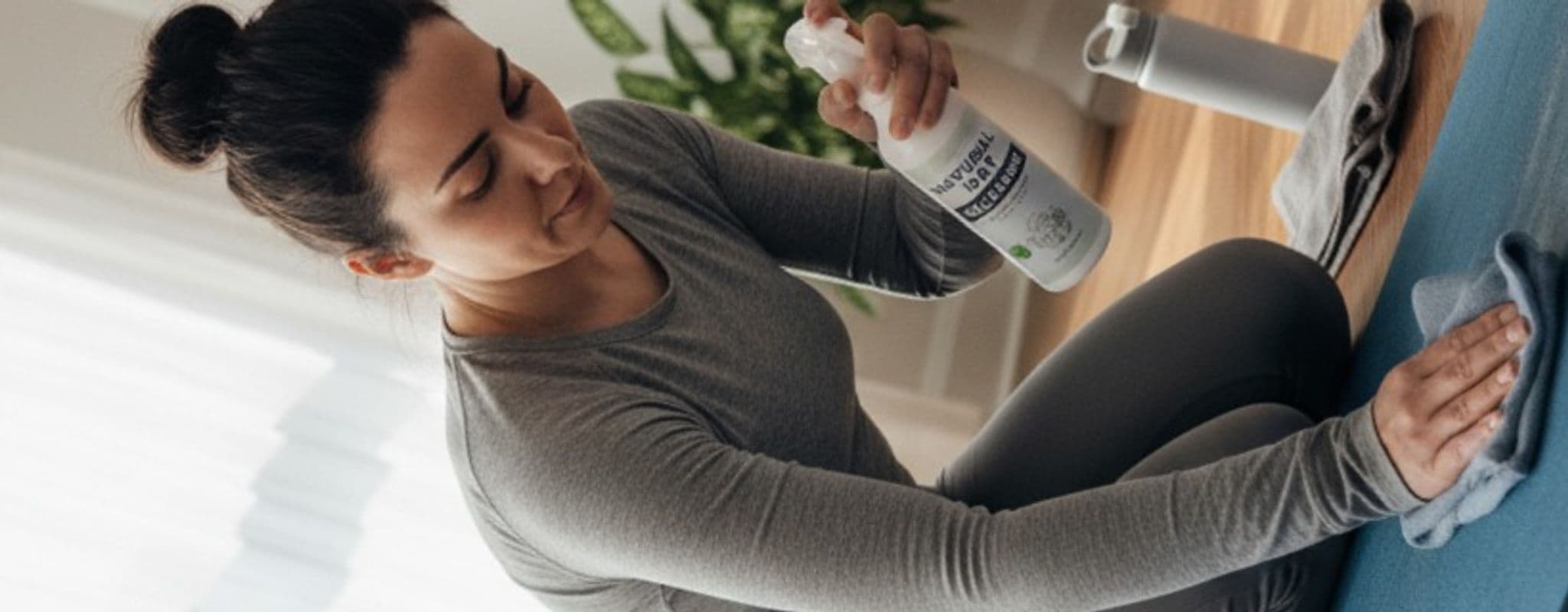 Best eco-friendly yoga mat cleaners spray and wipes for sensitive skin